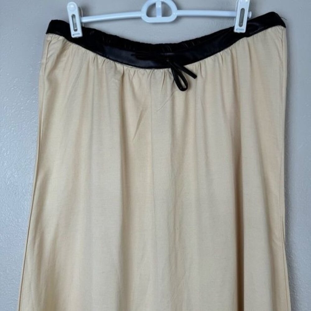 NWT Weworewhat Bow Maxi Skirt in Wood Ash & Black S - Picture 4 of 14